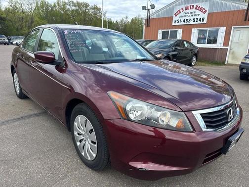 Burgundy 2010 Honda Accord 4dr I4 Auto LX
