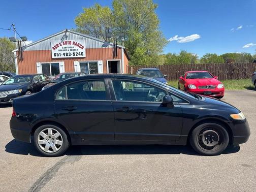 Black 2008 Honda Civic LX
