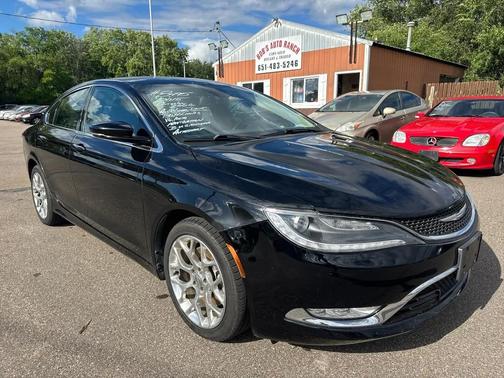 Black 2015 Chrysler 200 C