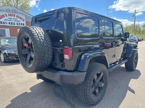 Black 2012 Jeep Wrangler Unlimited Sahara