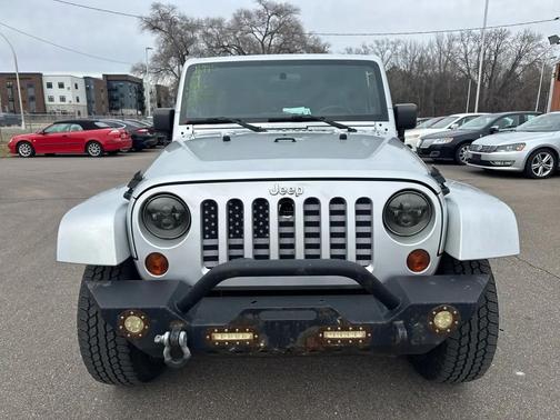 Silver 2012 Jeep Wrangler Unlimited Sahara