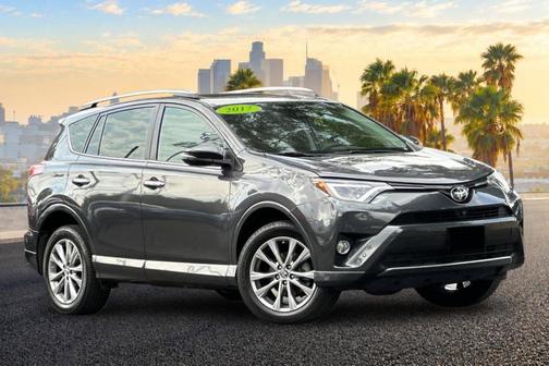 Magnetic Gray Metallic 2017 Toyota RAV4 Platinum