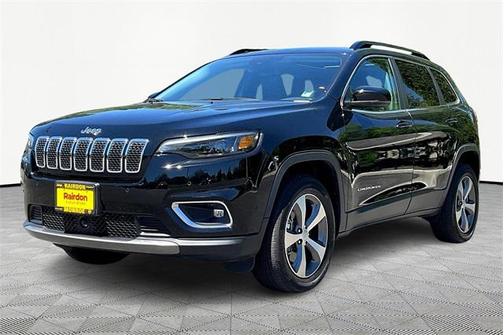 Diamond Black Crystal Pearlcoat 2022 Jeep Cherokee Limited