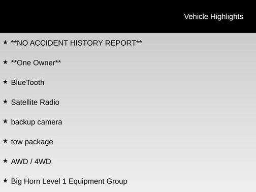 2020 RAM 1500 Big Horn/Lone Star