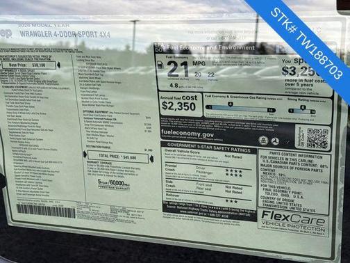 2026 Jeep Wrangler Sport