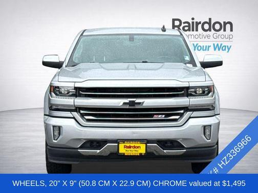 Silver Ice Metallic 2017 Chevrolet Silverado 1500 LTZ