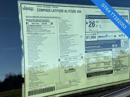 2026 Jeep Compass Latitude