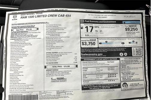 2025 RAM 1500 Limited