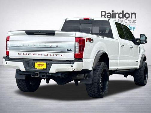 White Platinum Metallic Tri-Coat 2019 Ford F-350 Limited