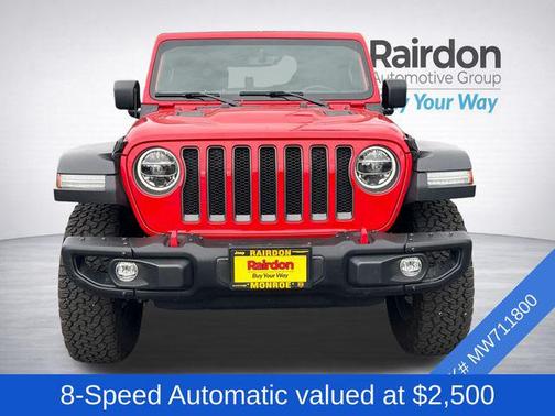Firecracker Red Clearcoat 2021 Jeep Wrangler Rubicon