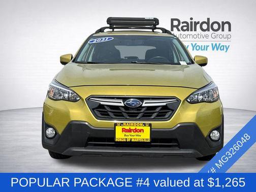 Plasma Yellow Pearl 2021 Subaru Crosstrek Premium