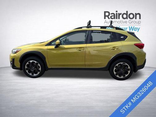 Plasma Yellow Pearl 2021 Subaru Crosstrek Premium
