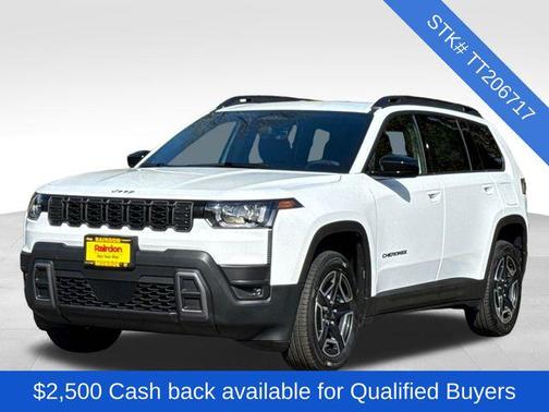 Bright White Clearcoat 2026 Jeep Cherokee Laredo 4x4