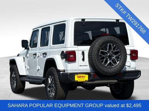 Bright White Clearcoat 2026 Jeep Wrangler 4-Door Sahara 4x4