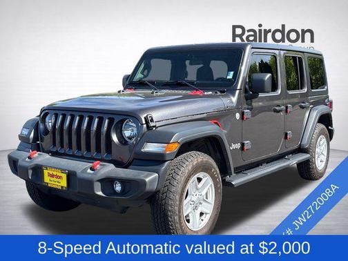 Granite Crystal Metallic Clearcoat 2018 Jeep Wrangler Unlimited Sport