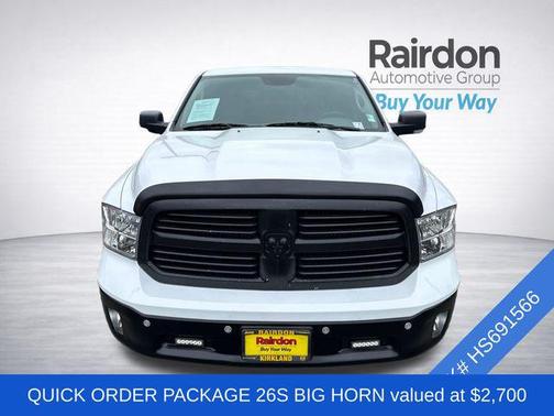 Bright White Clearcoat 2017 RAM 1500 Big Horn