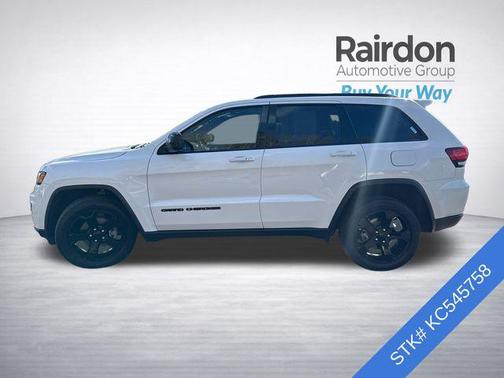 Bright White Clearcoat 2019 Jeep Grand Cherokee Upland
