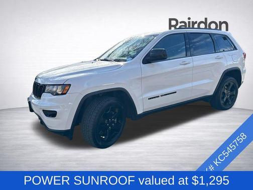 Bright White Clearcoat 2019 Jeep Grand Cherokee Upland
