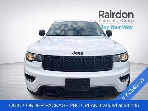 Bright White Clearcoat 2019 Jeep Grand Cherokee Upland