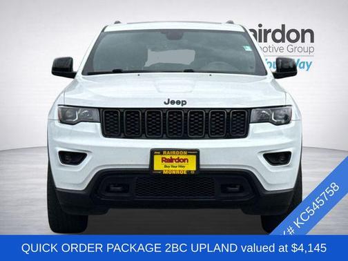 Bright White Clearcoat 2019 Jeep Grand Cherokee Upland