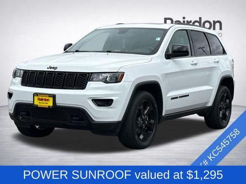 Bright White Clearcoat 2019 Jeep Grand Cherokee Upland