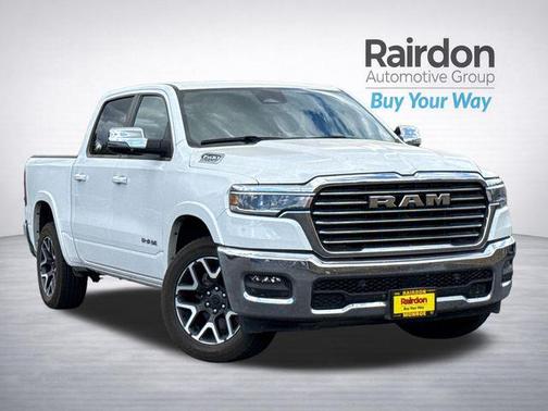 Bright White Clearcoat 2025 RAM 1500 Laramie