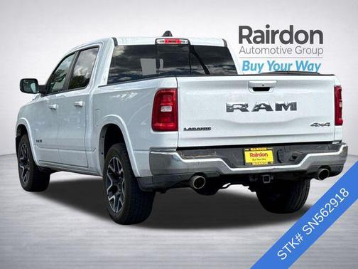 Bright White Clearcoat 2025 RAM 1500 Laramie
