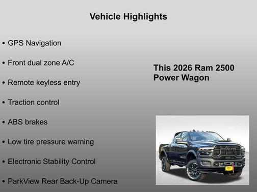 2026 RAM 2500 Power Wagon