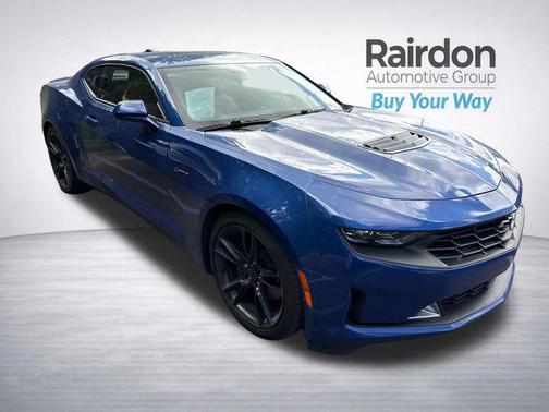 Riverside Blue Metallic 2021 Chevrolet Camaro RWD Coupe LT1