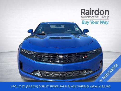 Riverside Blue Metallic 2021 Chevrolet Camaro RWD Coupe LT1