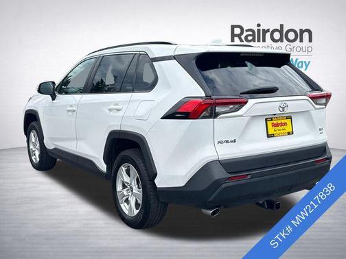 Super White 2021 Toyota RAV4 XLE