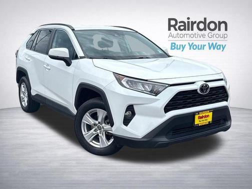 Super White 2021 Toyota RAV4 XLE