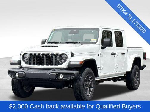Bright White Clearcoat 2026 Jeep Gladiator Sport S
