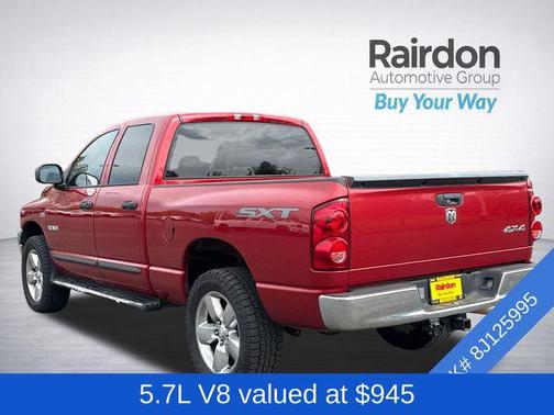 Inferno Red Crystal Pearlcoat 2008 Dodge Ram 1500 ST Quad Cab