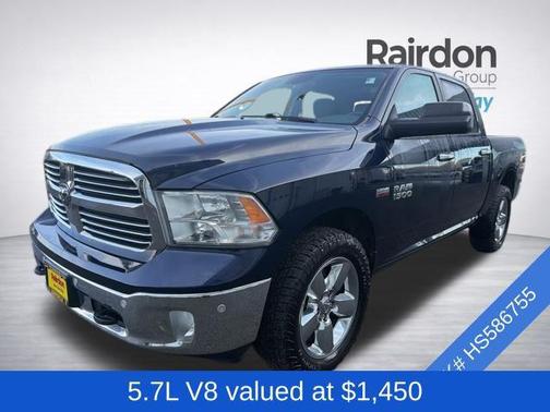 True Blue Pearlcoat 2017 RAM 1500 Big Horn