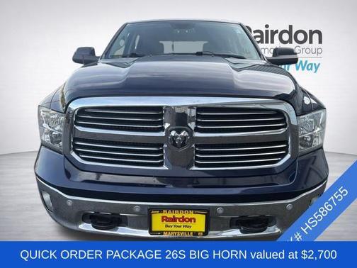 True Blue Pearlcoat 2017 RAM 1500 Big Horn