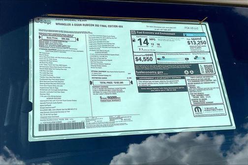 2025 Jeep Wrangler Rubicon 392 Final Edition
