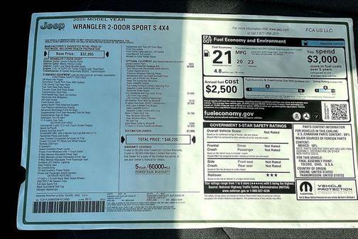 2025 Jeep Wrangler Sport S