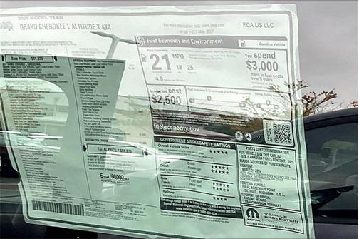 2025 Jeep Grand Cherokee L Altitude