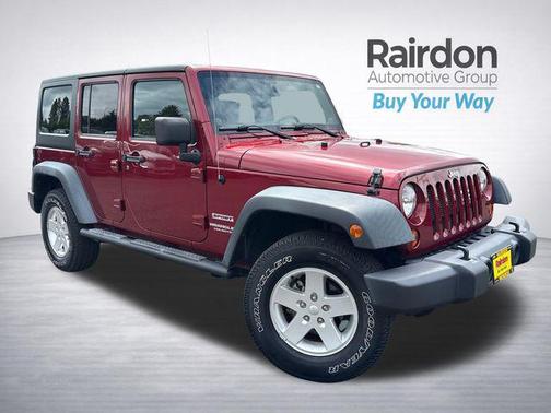 Deep Cherry Red Crystal Pearlcoat 2012 Jeep Wrangler Unlimited Sport