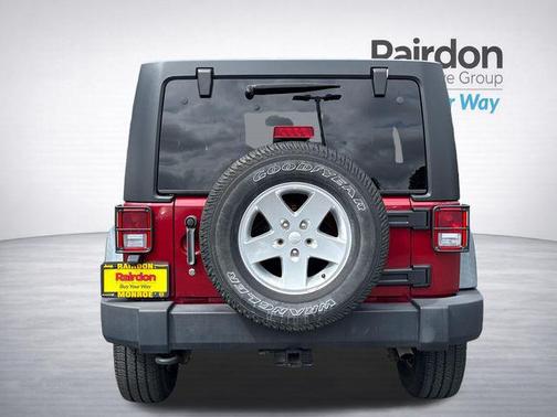 Deep Cherry Red Crystal Pearlcoat 2012 Jeep Wrangler Unlimited Sport