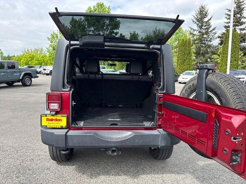 Deep Cherry Red Crystal Pearlcoat 2012 Jeep Wrangler Unlimited Sport