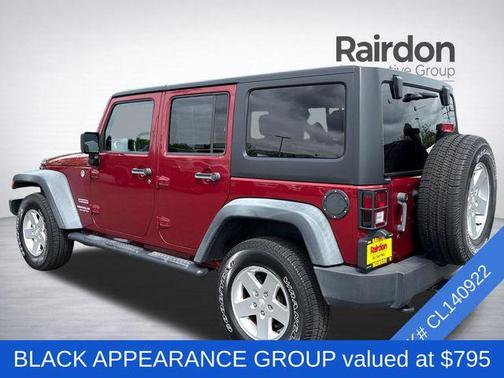 Deep Cherry Red Crystal Pearlcoat 2012 Jeep Wrangler Unlimited Sport