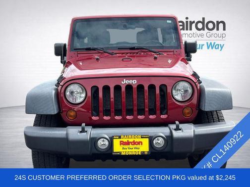 Deep Cherry Red Crystal Pearlcoat 2012 Jeep Wrangler Unlimited Sport