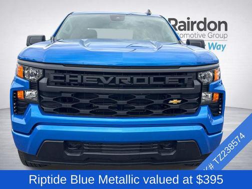 Riptide Blue Metallic 2026 Chevrolet Silverado 1500 Custom