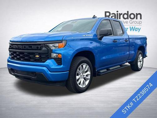 Riptide Blue Metallic 2026 Chevrolet Silverado 1500 Custom