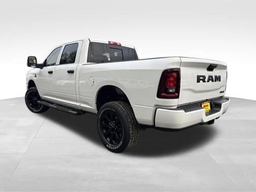 Bright White Clearcoat 2026 RAM 2500 Black Express Crew Cab 4x4 6'4' Box