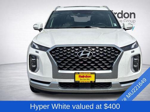 Hyper White 2021 Hyundai PALISADE Calligraphy