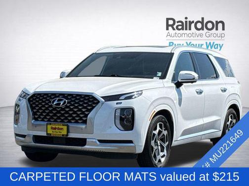 Hyper White 2021 Hyundai PALISADE Calligraphy