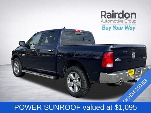 True Blue Pearlcoat 2017 RAM 1500 Big Horn